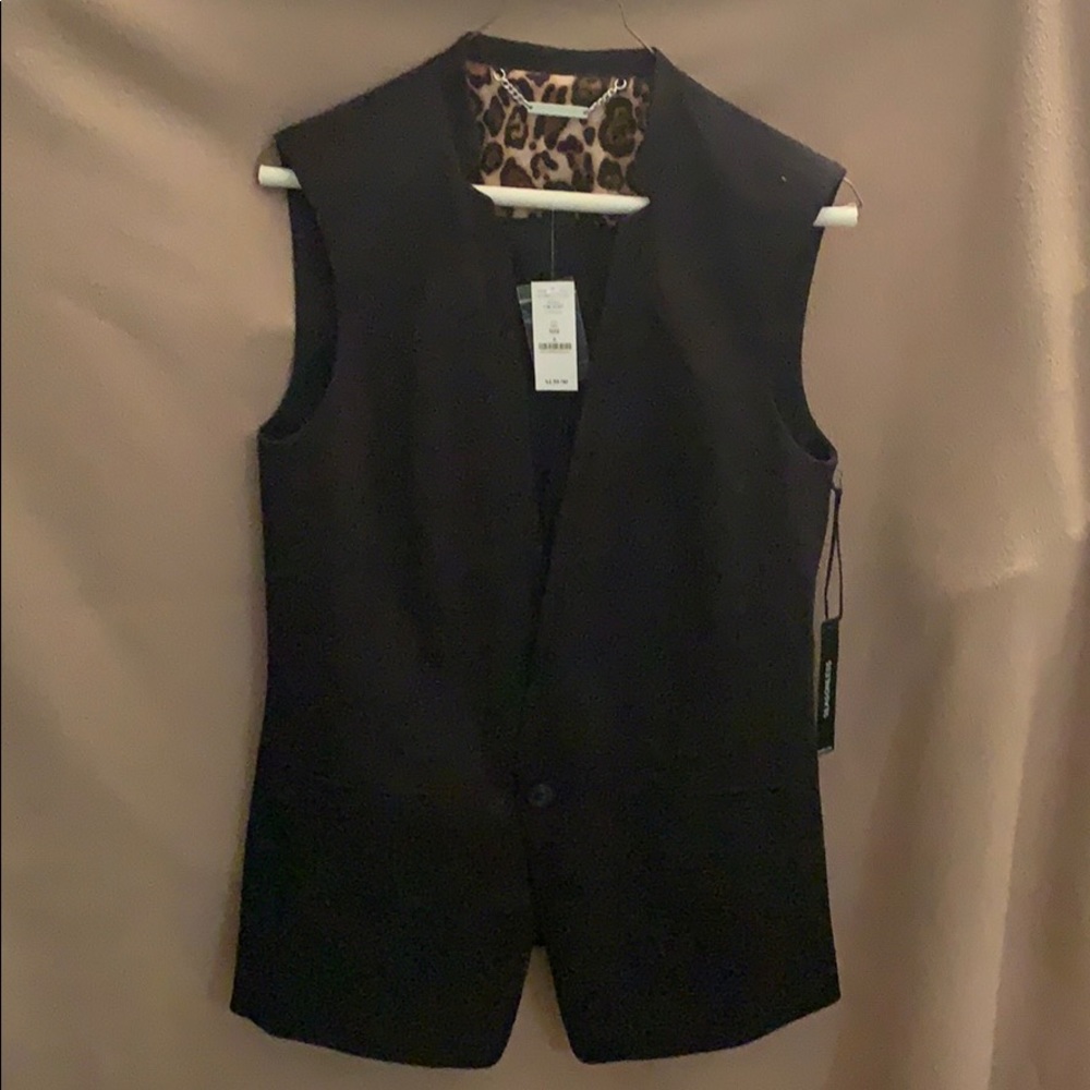 Black Sleeveless Blazer  White House Black Market